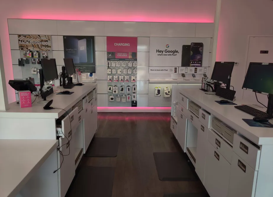 Interior photo of T-Mobile Store at Hwy 71 & Childers Dr, Bastrop, TX
