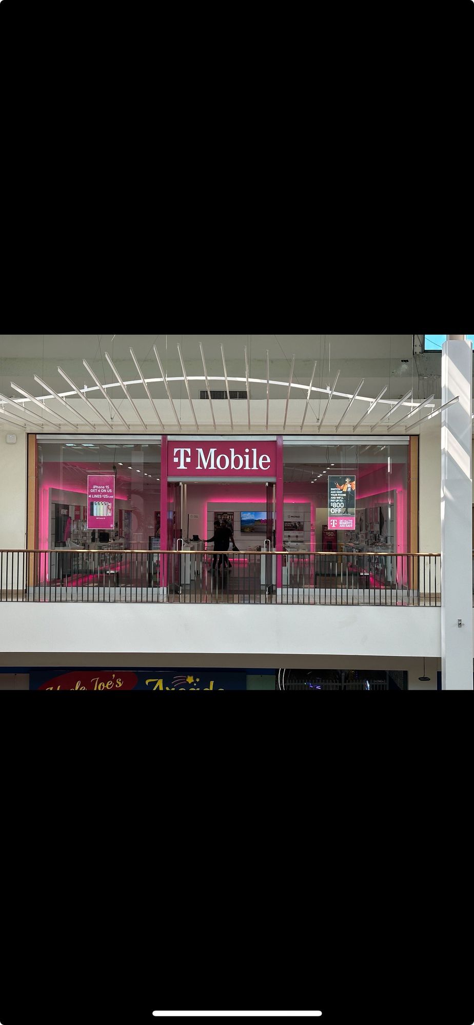 Exterior photo of T-Mobile Store at Plymouth Meeting Mall, Plymouth Meeting, PA