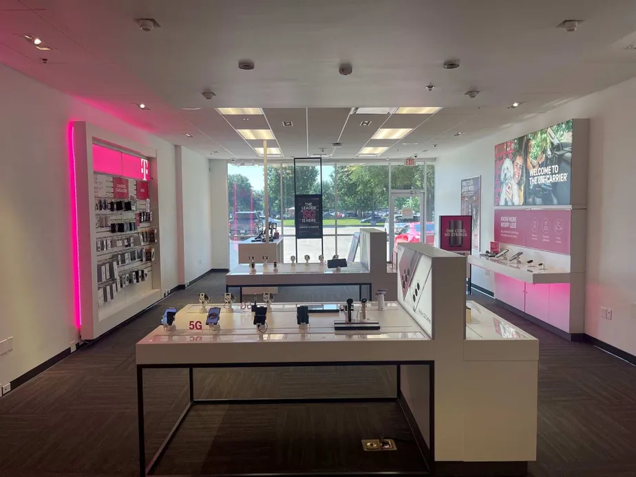 Interior photo of T-Mobile Store at N Garland Ave & Naaman Forest Blvd, Garland, TX