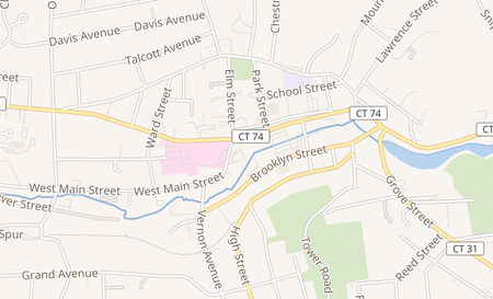 map of 35 W Main St Vernon Rockville, CT 06066
