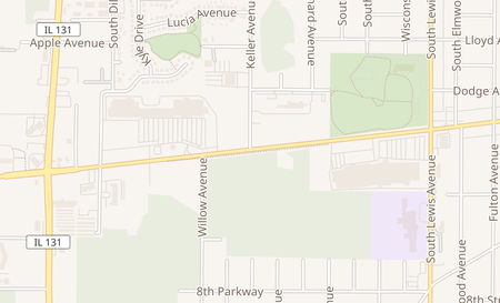 map of 2011 Belvidere Rd Waukegan, IL 60085