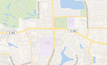 map of 18524 NW 67th Ave Hialeah, FL 33015