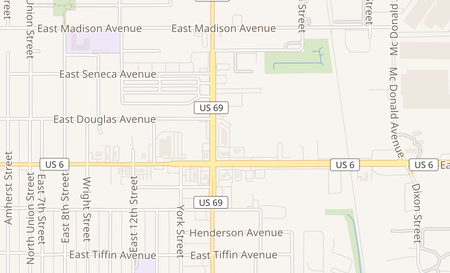 map of 3701 E 14th Street 103 Des Moines, IA 50313