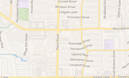 map of 4460 W Walnut Ste 100 Garland, TX 75042