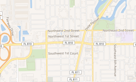 map of 167 W Hillsboro Blvd Deerfield Beach, FL 33441