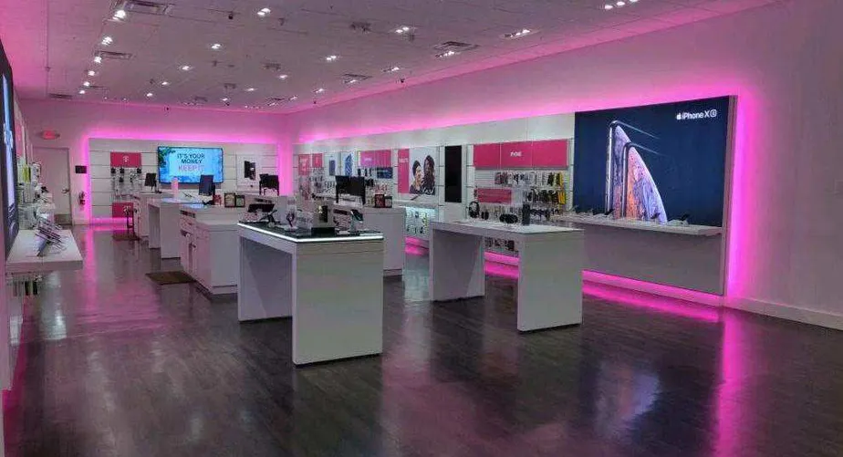 Interior photo of T-Mobile Store at Stroud Mall, Stroudsburg, PA