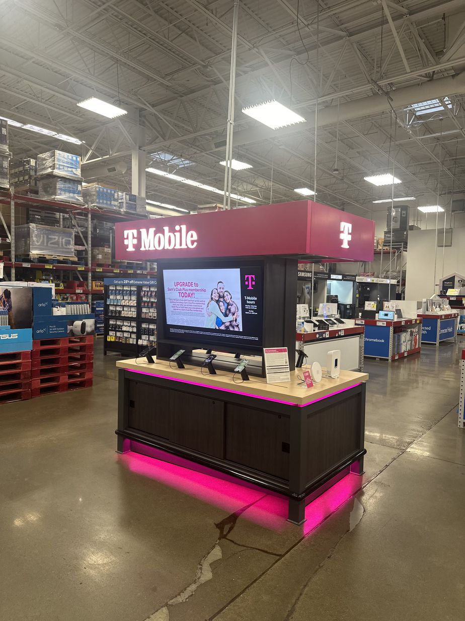 Interior photo of T-Mobile Store at Sam's Club Newport News VA, Newport News, VA