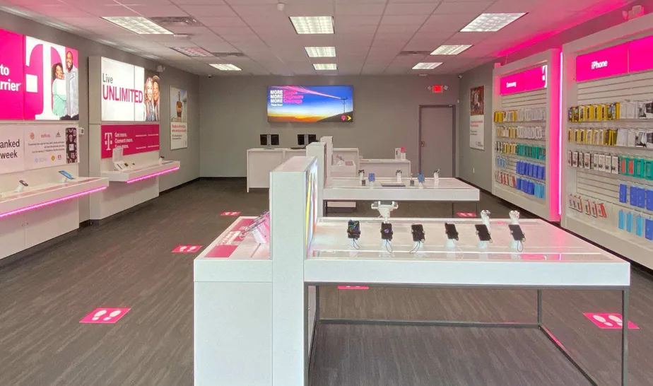 Interior photo of T-Mobile Store at Dixon Blvd & Shelby, Shelby, NC
