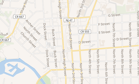 map of 700 N. 2nd St. Millville, NJ 08332