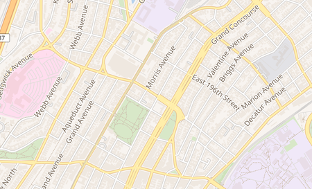 map of 71 E Kingsbridge Rd Bronx, NY 10468