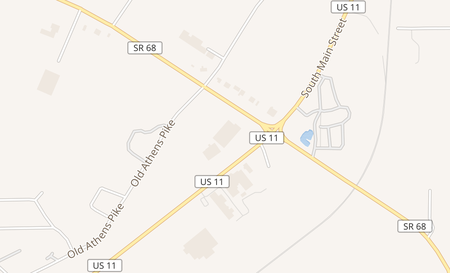 map of 902 S Main St Sweetwater, TN 37874