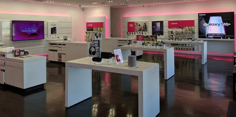 Interior photo of T-Mobile Store at Firestone & Woodruff, Downey, CA