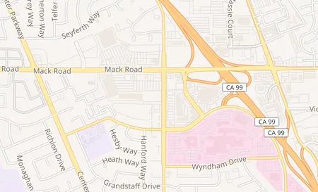 map of 6426 Mack Rd Sacramento, CA 95823