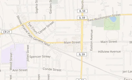 map of 517 Main Street West Chicago, IL 60185