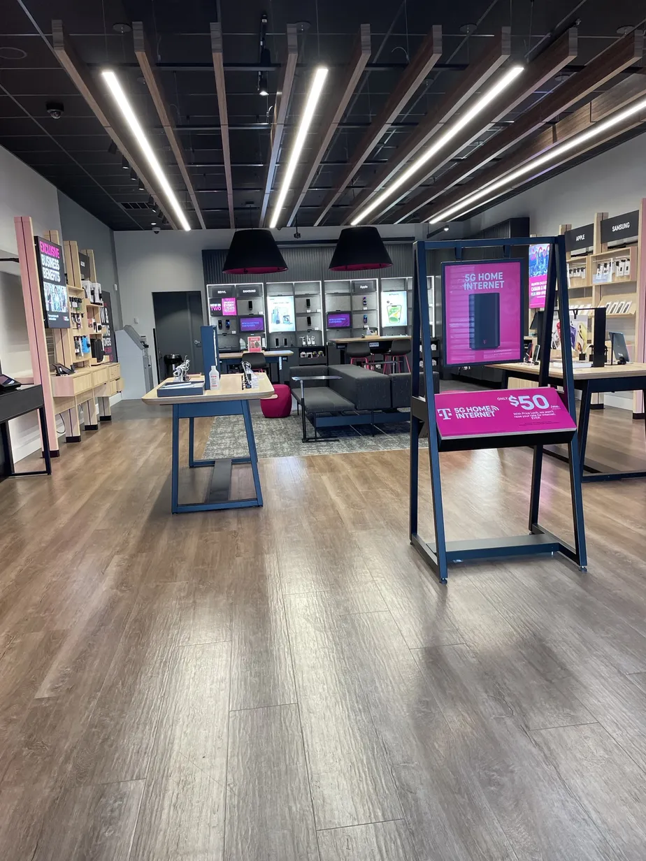 Interior photo of T-Mobile Store at Interstate 45 & Meadow Edge Ln, Spring, TX