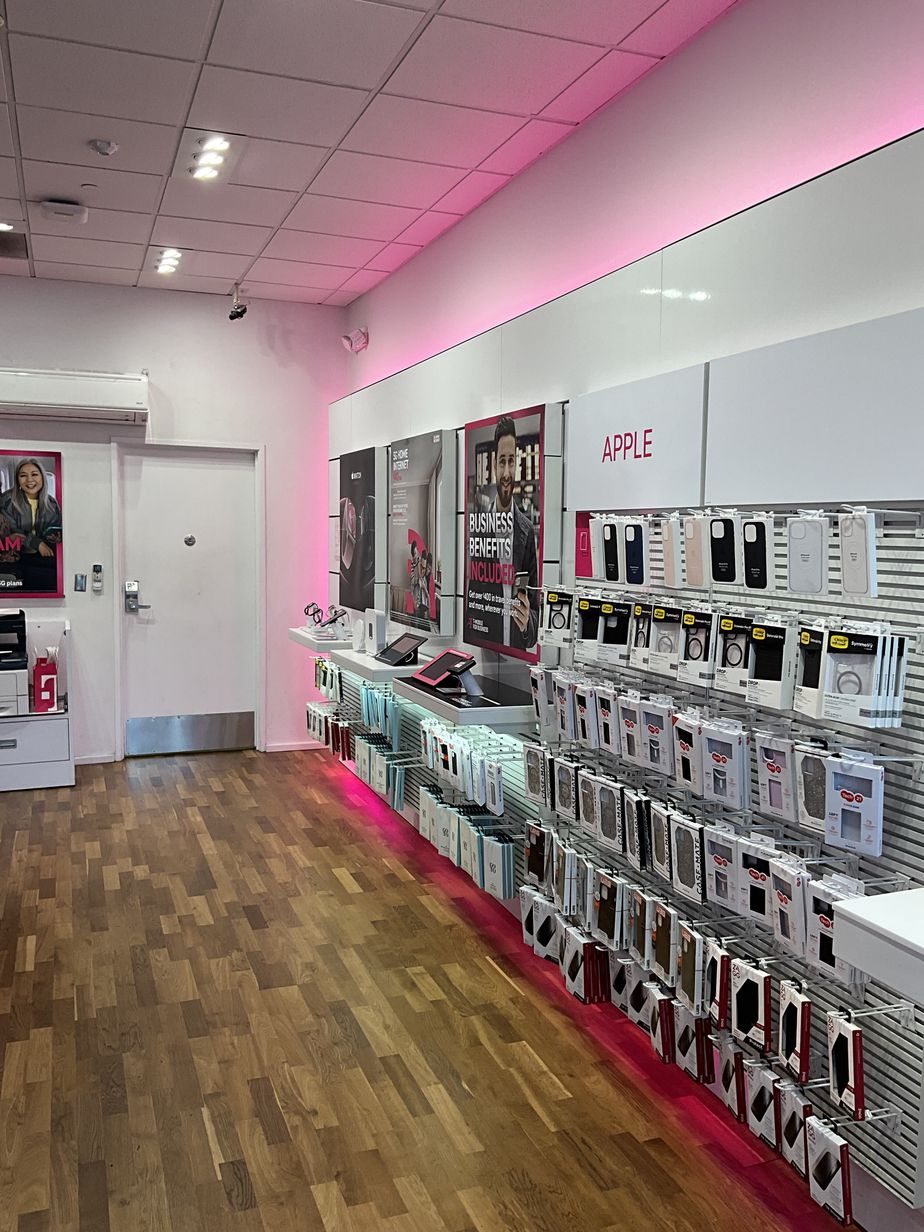 Interior photo of T-Mobile Store at Mission Valley Center, San Diego, CA