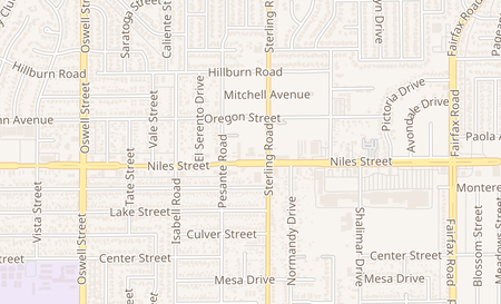 map of 3806 Niles St E-5 Bakersfield, CA 93306
