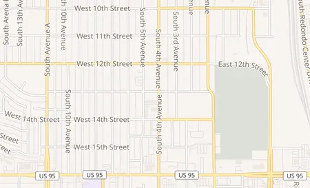 map of 1300 S 4th Ave Yuma, AZ 85364