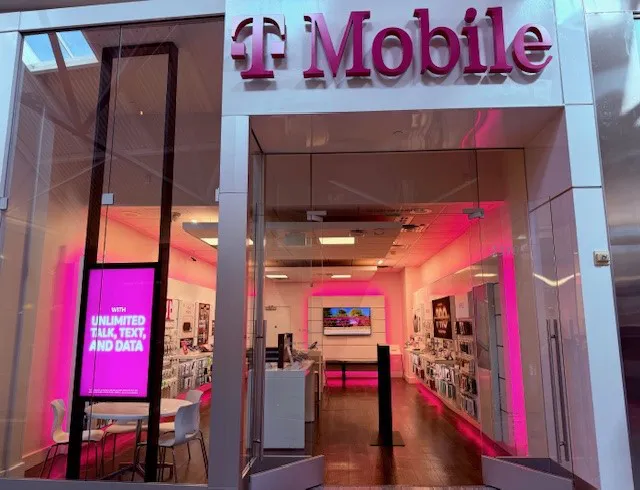  Exterior photo of T-Mobile Store at Promenade Mall, Temecula, CA 