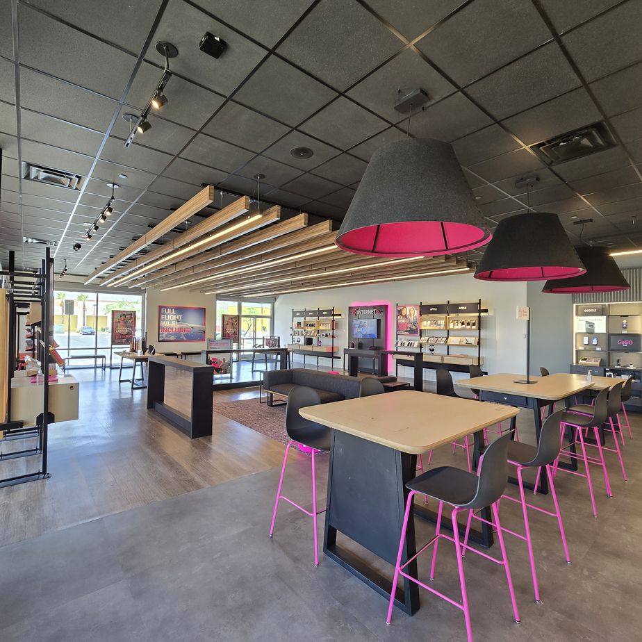 Interior photo of T-Mobile Store at The Springs, Palm Springs, CA