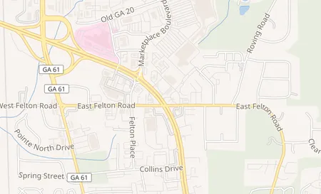 map of 908 Joe Frank Harris Parkway Cartersville, GA 30120