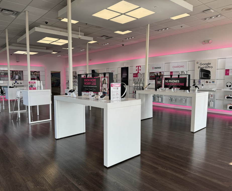  Interior photo of T-Mobile Store at Garden State Park, Cherry Hill, NJ 