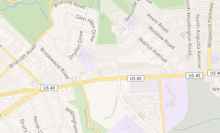 map of 4618 Edmondson Ave B Baltimore, MD 21229