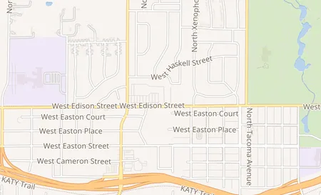 map of 2305 W. Edison Street Suite B Tulsa, OK 74127