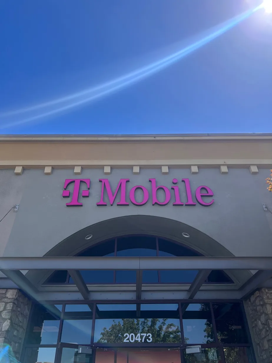 Exterior photo of T-Mobile Store at Hesperian & A St, Hayward, CA