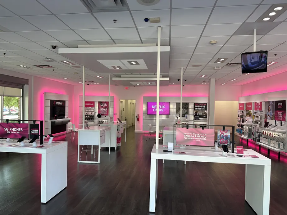 Interior photo of T-Mobile Store at 121 & Glade, Euless, TX