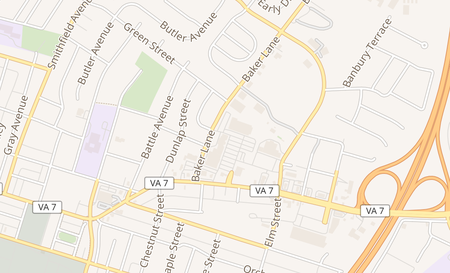 map of 820 Berryville Ave Winchester, VA 22601