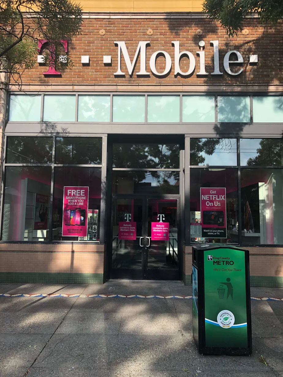 Exterior photo of T-Mobile store at Broadway E & E Republican St, Seattle, WA