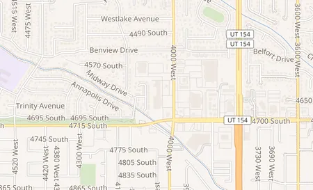 map of 4616 South 4000 West Unit C West Valley City, UT 84120