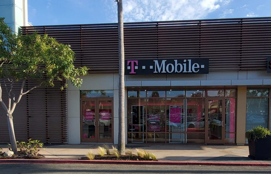 Exterior photo of T-Mobile store at Villa Marina, Marina Del Rey, CA