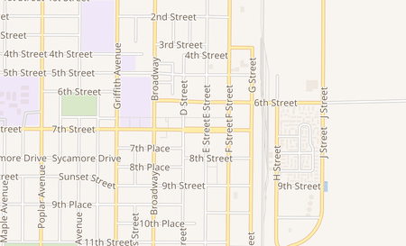 map of 900 7th St A Wasco, CA 93280