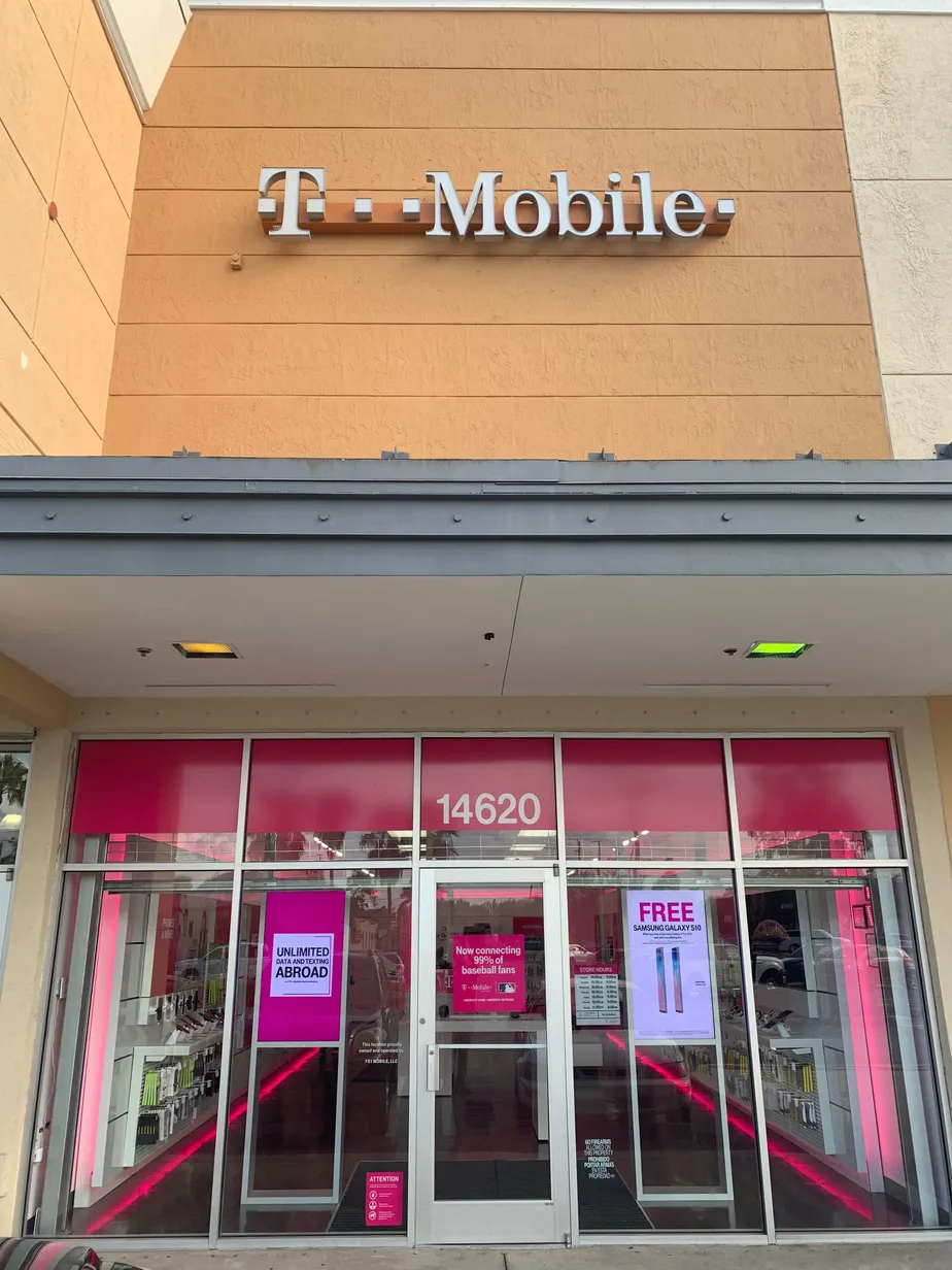 Exterior photo of T-Mobile store at Sw 26th Street & Sw 147th Ave, Miami, FL
