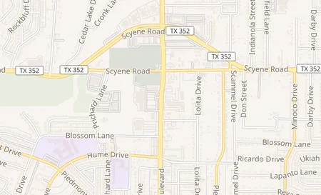 map of 2951 S Buckner Blvd Dallas, TX 75227