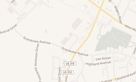 map of 230 S L Rogers Wells Blvd Glasgow, KY 42141