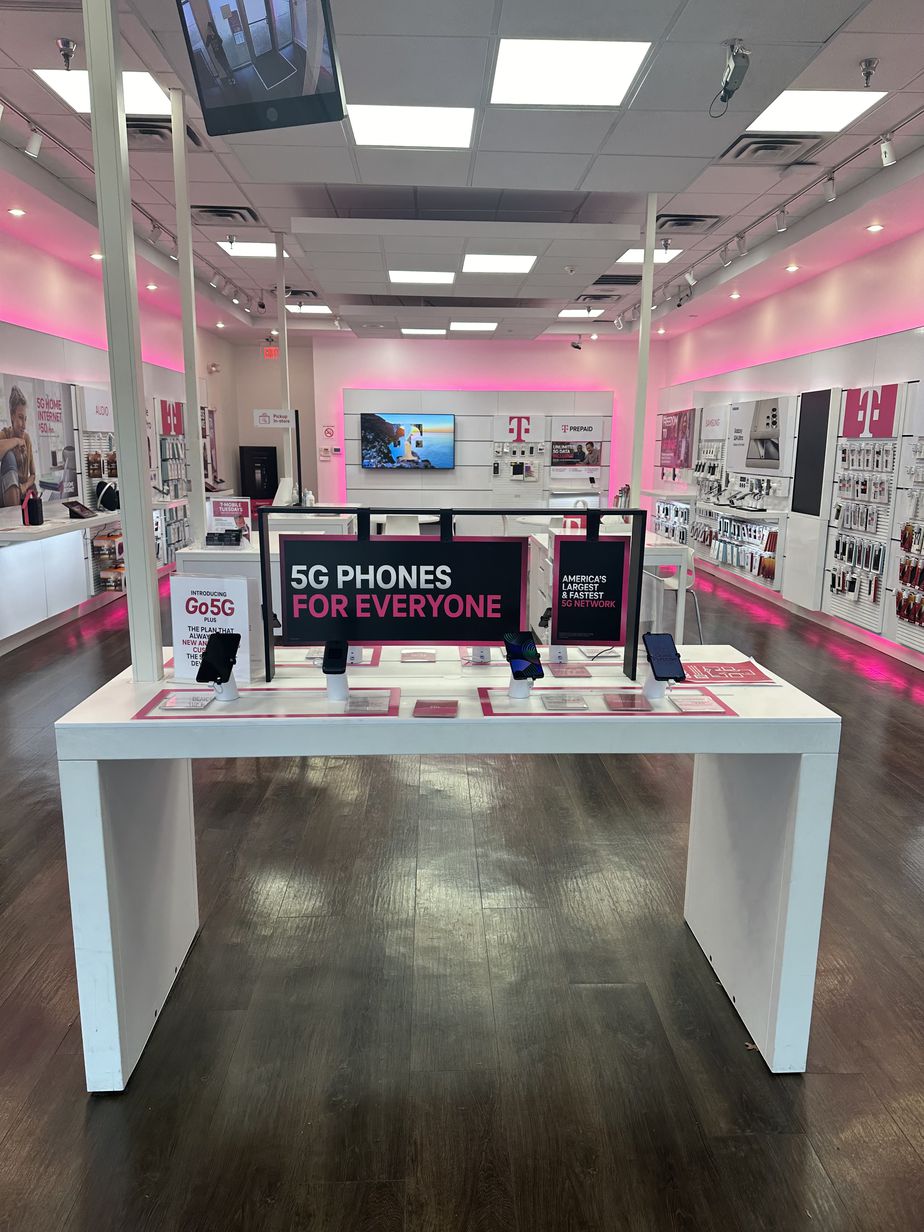 Interior photo of T-Mobile Store at College & Corporate, Baton Rouge, LA