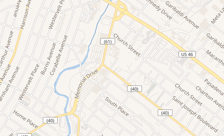 map of 21 Union Street Lodi, NJ 07644