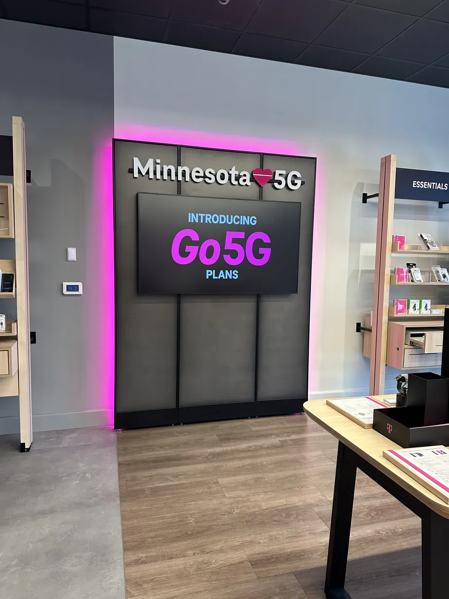 Interior photo of T-Mobile Store at Apple Valley West, Apple Valley, MN