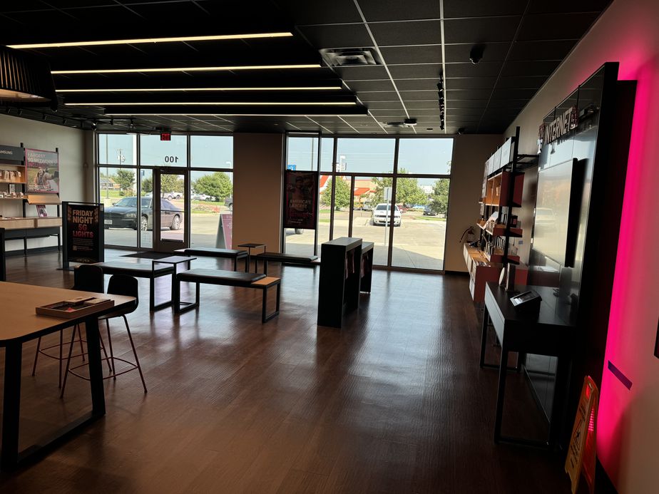 Interior photo of T-Mobile Store at Walton Dr & Kings Fort Pkwy, Kaufman, TX