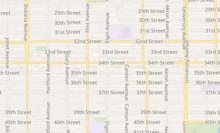 map of 2853 34th St Lubbock, TX 79410