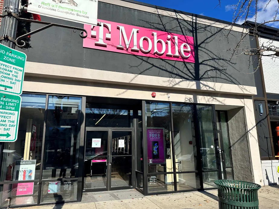 Exterior photo of T-Mobile Store at E Main St & N Ocean Ave, Patchogue, NY