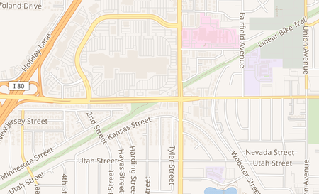 map of 1350 Travis Blvd 4566 Fairfield, CA 94533