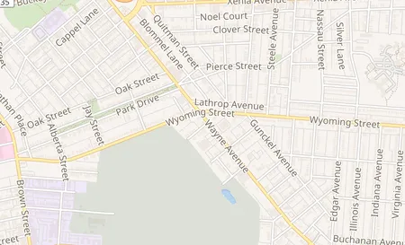 map of 1525 Wayne Avenue Dayton, OH 45410