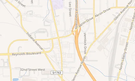 map of 3597 N Patterson Ave Ste 3 Winston Salem, NC 27105