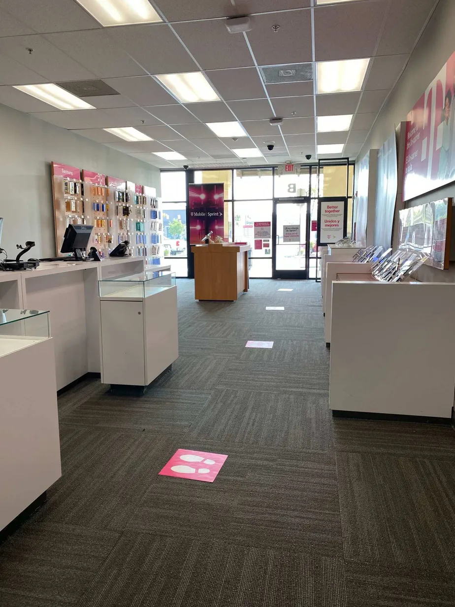 Interior photo of T-Mobile Store at W Pacheco Blvd & Badger Flat Rd, Los Banos, CA