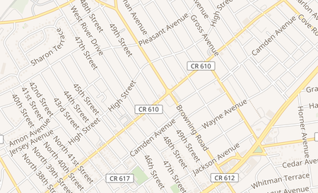 map of 4901 Westfield Ave. Pennsauken, NJ 08110