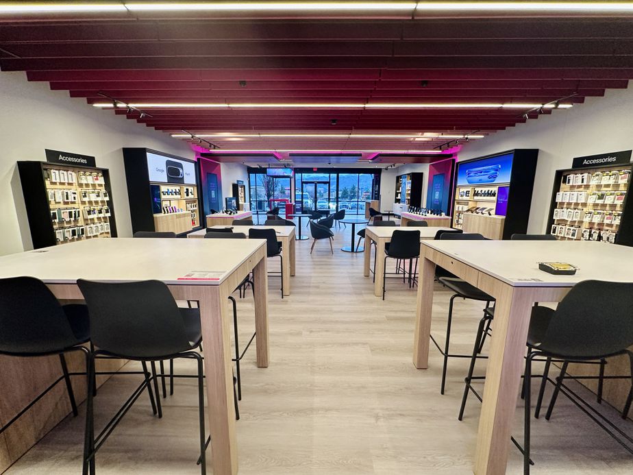 Interior photo of T-Mobile Store at Academy & Shrider, Colorado Springs, CO